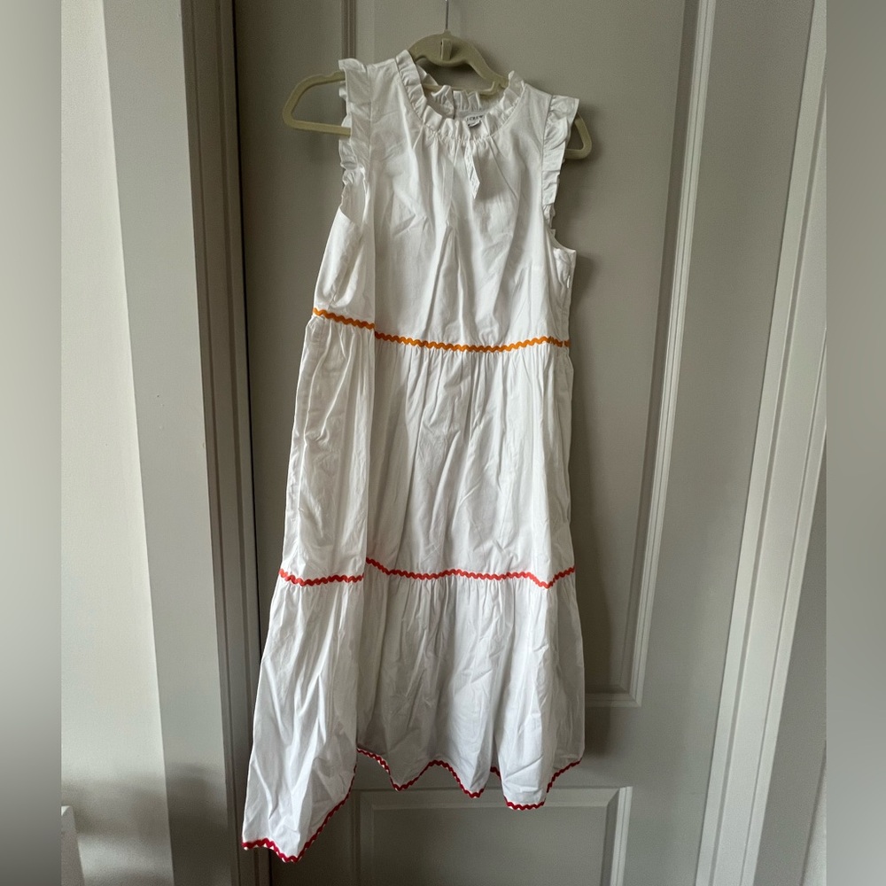 J Crew NWT midi-length dress with pockets